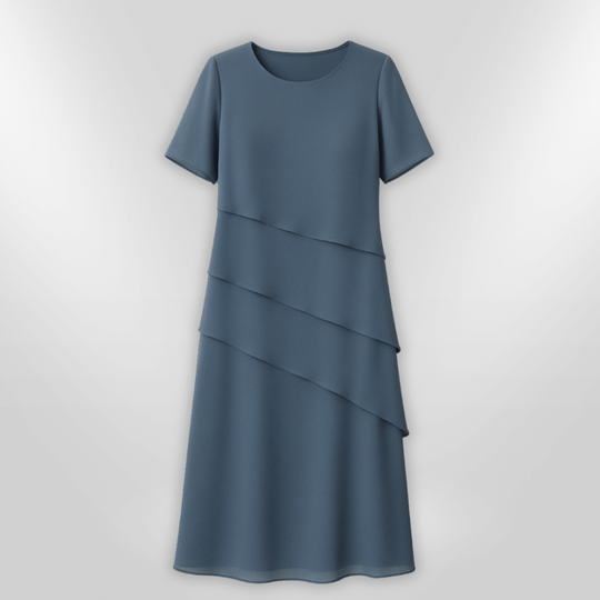 Dames Galajurk Gelaagd Chiffon Voor Formele Gelegenheden 3