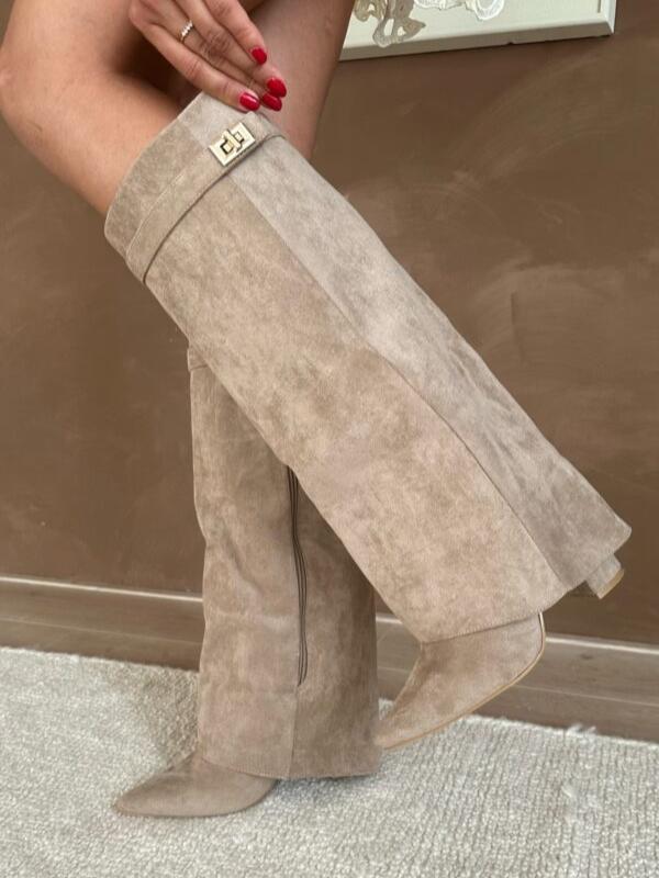 Dames Hakken Exclusieve Stijl PU en Katoen 5