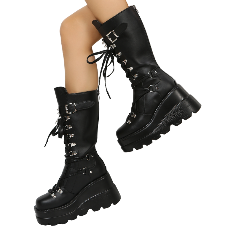 Dames Hoge Laarzen Moderne Stijl 0