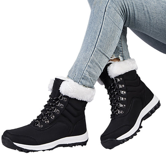 Dames Hoge Winterlaarzen met Warmte en Grip 0
