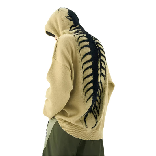 Dames Hoodie Slouchy Gebreid Wol Casual 0