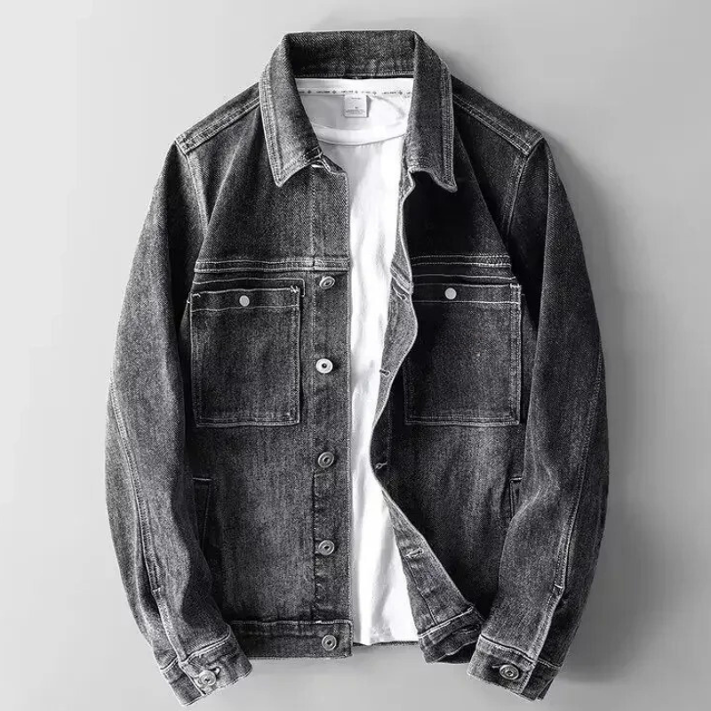 Dames Jas Lichtgewicht Denim Katoen Casual 3