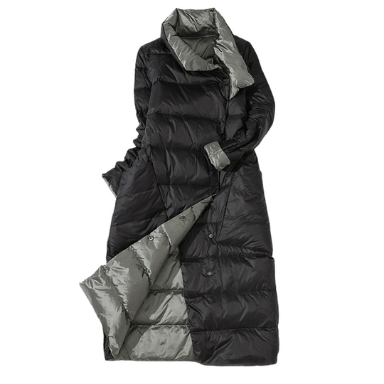 Dames Jas Winter Gewatteerd Luxe Stijl Slanke Pasvorm 0