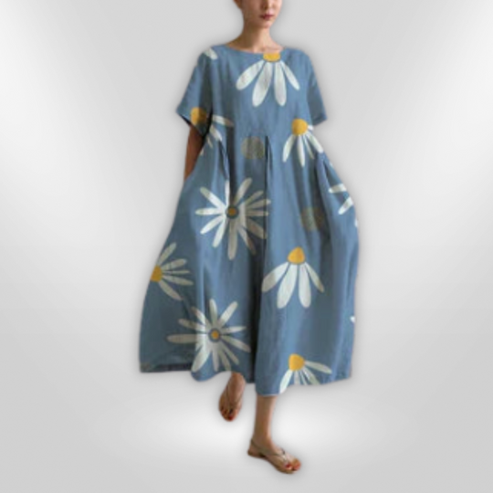 Dames Jurk Floral Zomerjurkjes Katoen 10