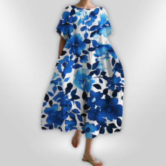 Dames Jurk Floral Zomerjurkjes Katoen 14
