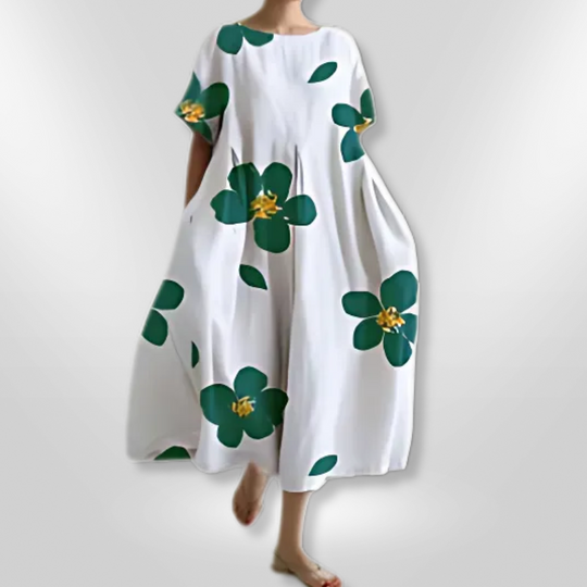 Dames Jurk Floral Zomerjurkjes Katoen 6
