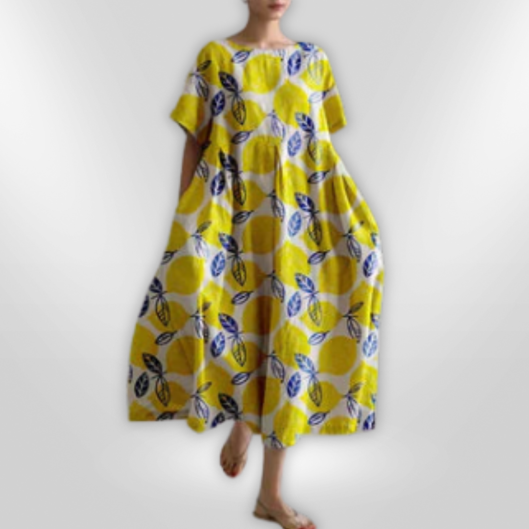 Dames Jurk Floral Zomerjurkjes Katoen 7