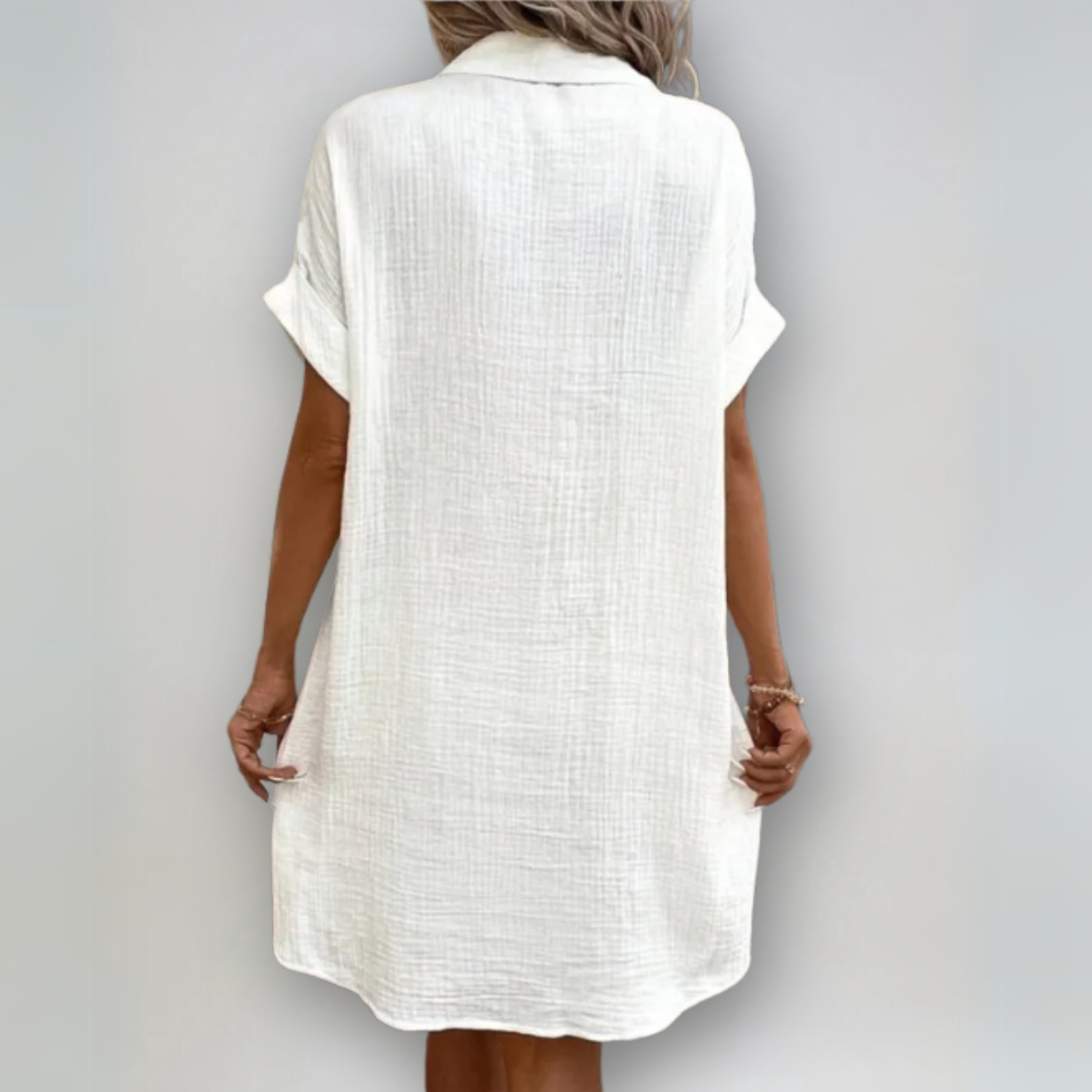 Dames Jurk Korte Mouwen Casual Ademend Comfortabel 1