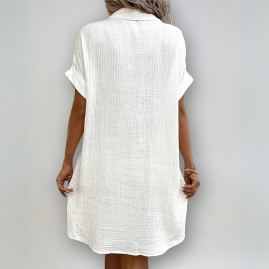 Dames Jurk Korte Mouwen Casual Ademend Comfortabel 1