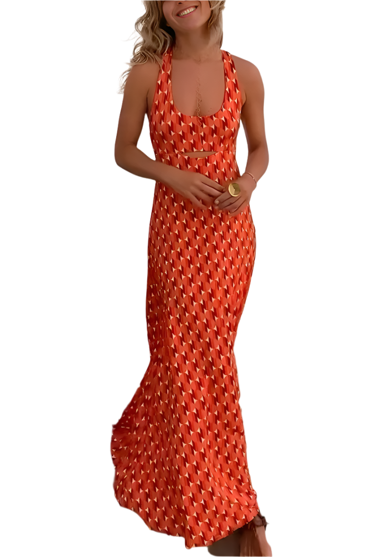 Dames Jurk Vloeiende Silhouet Elegante Stijl 0