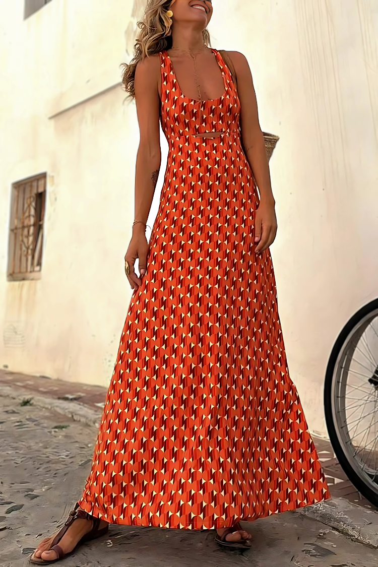 Dames Jurk Vloeiende Silhouet Elegante Stijl 3