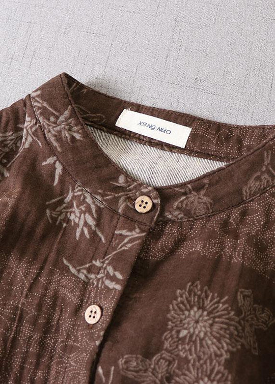 Dames Jurk met Lange Mouwen en Patchwork Design 1