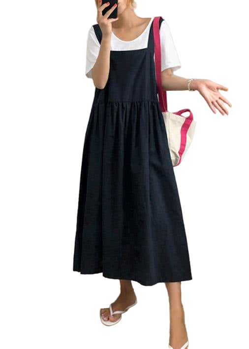 Dames Jurk met Spaghettiband en Cinched Taille 0