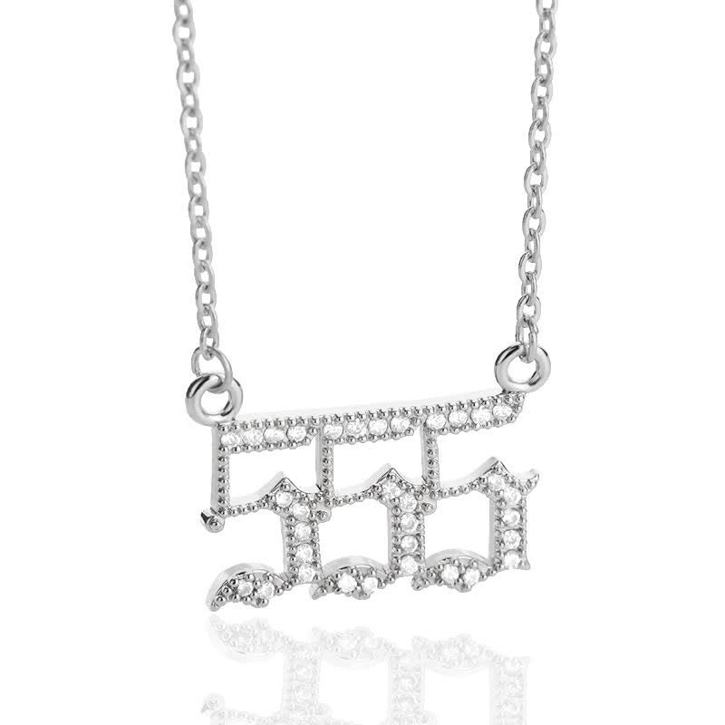 Dames Ketting met Engelnummer Design 14