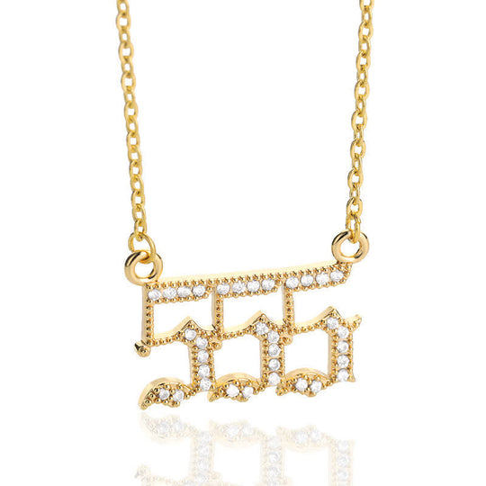 Dames Ketting met Engelnummer Design 18