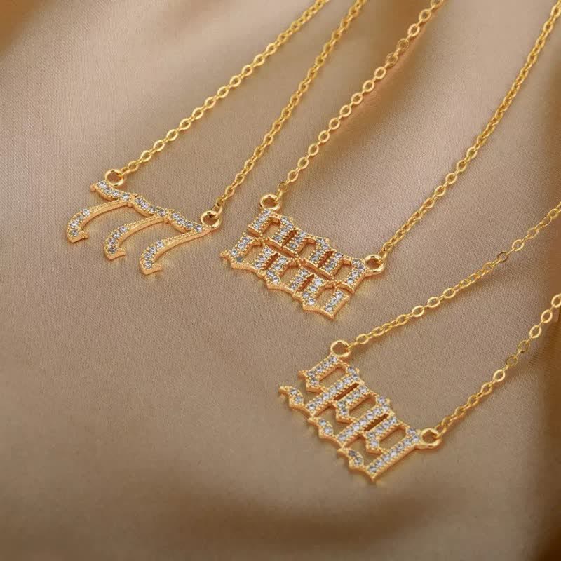 Dames Ketting met Engelnummer Design 2