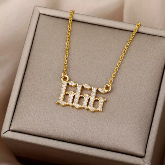 Dames Ketting met Engelnummer Design 5