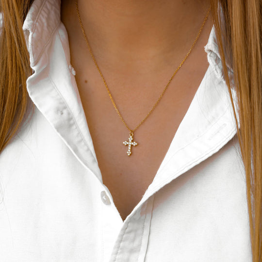 Dames Ketting met Kruisdetail Stijlvol 1