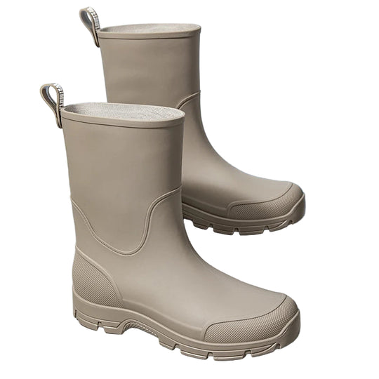 Dames Laarzen Hoge Waterdichte Mid-Calf Boots met Antislip Zool 0
