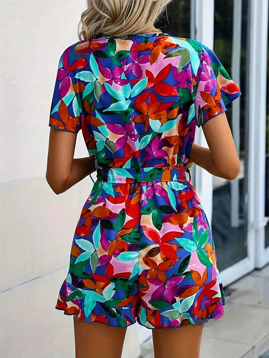 Dames Lange Jurk Bloemenprint Katoen Zomer Kleding 1