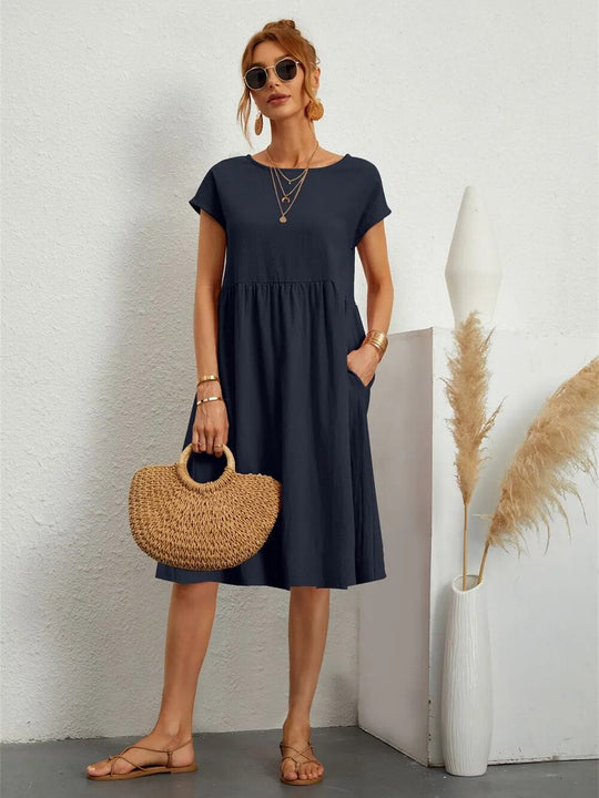 Dames Lange Jurk Stijlvol Comfortabel Voor Feestelijke Kleding en Zomer Kleding 13
