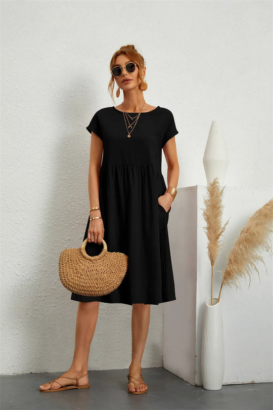 Dames Lange Jurk Stijlvol Comfortabel Voor Feestelijke Kleding en Zomer Kleding 8