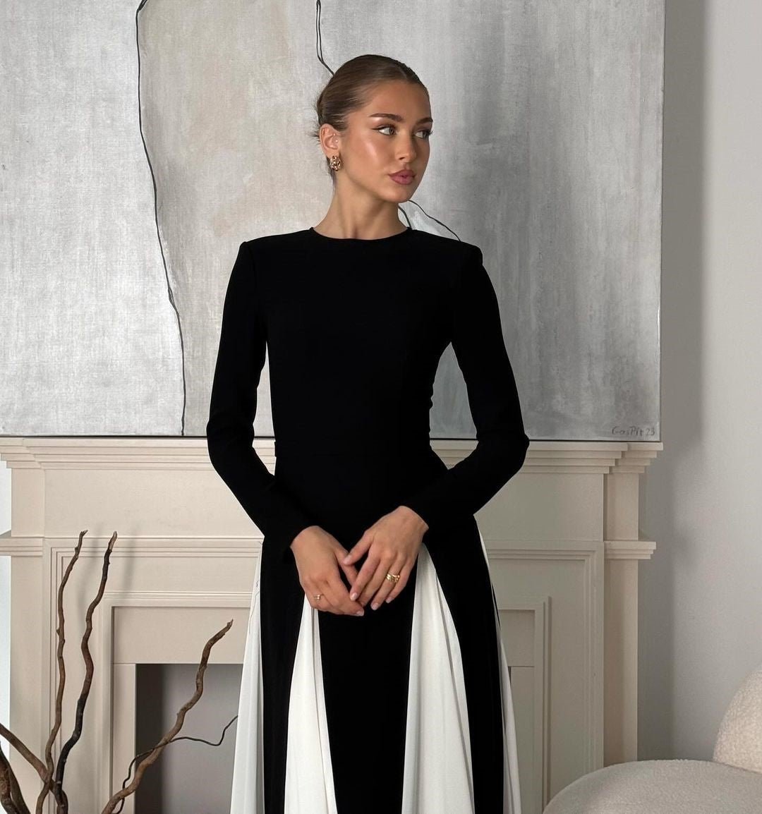 Dames Lange Jurk Veelzijdig Stijlvolle Kleding Geschikt Voor Feestelijke Gelegenheden 2