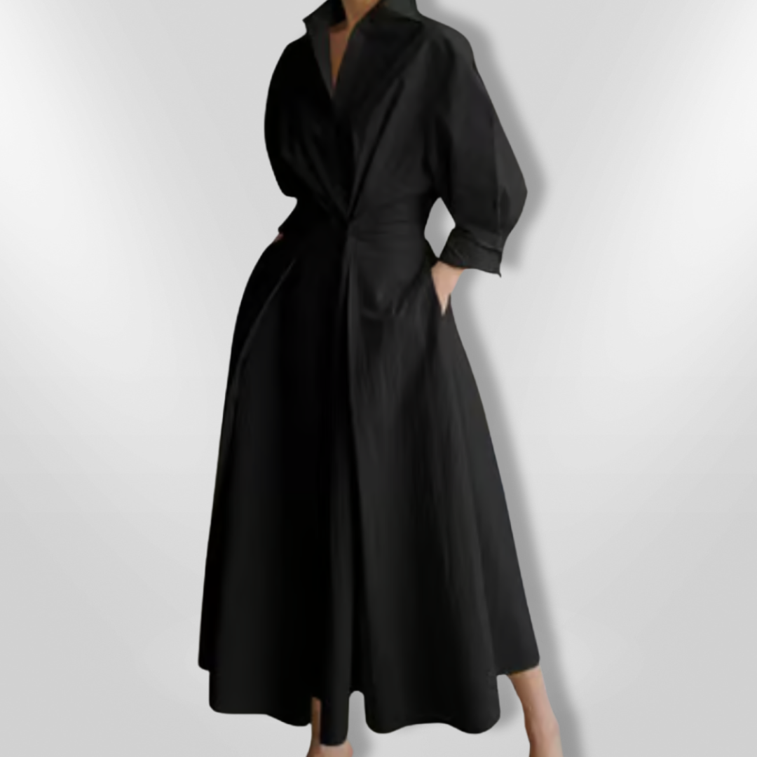 Dames Lange Maxi Jurk Elegante Stijl Zachte Stof 0