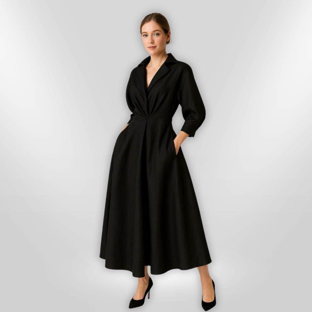 Dames Lange Maxi Jurk Elegante Stijl Zachte Stof 1