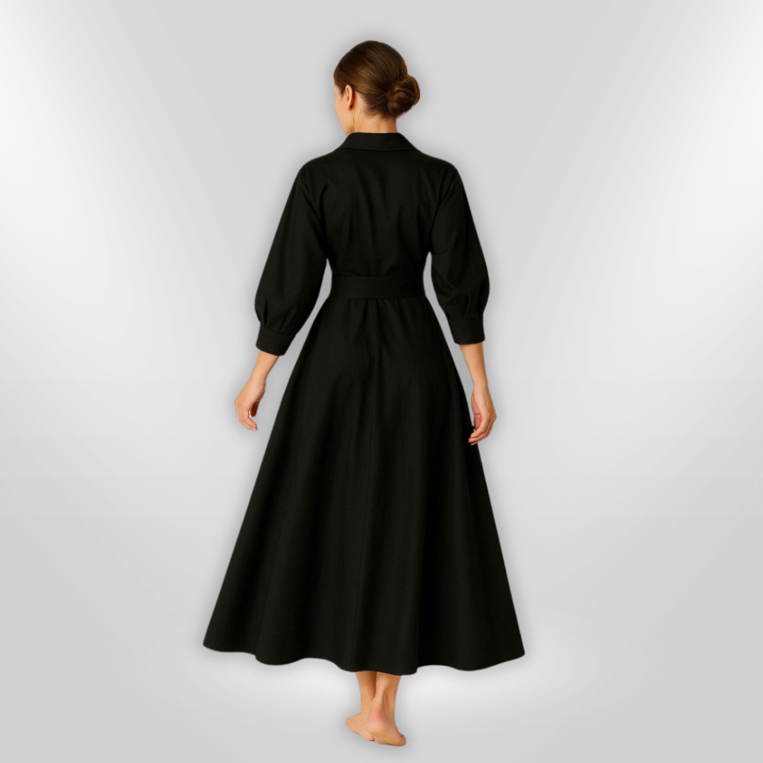 Dames Lange Maxi Jurk Elegante Stijl Zachte Stof 2