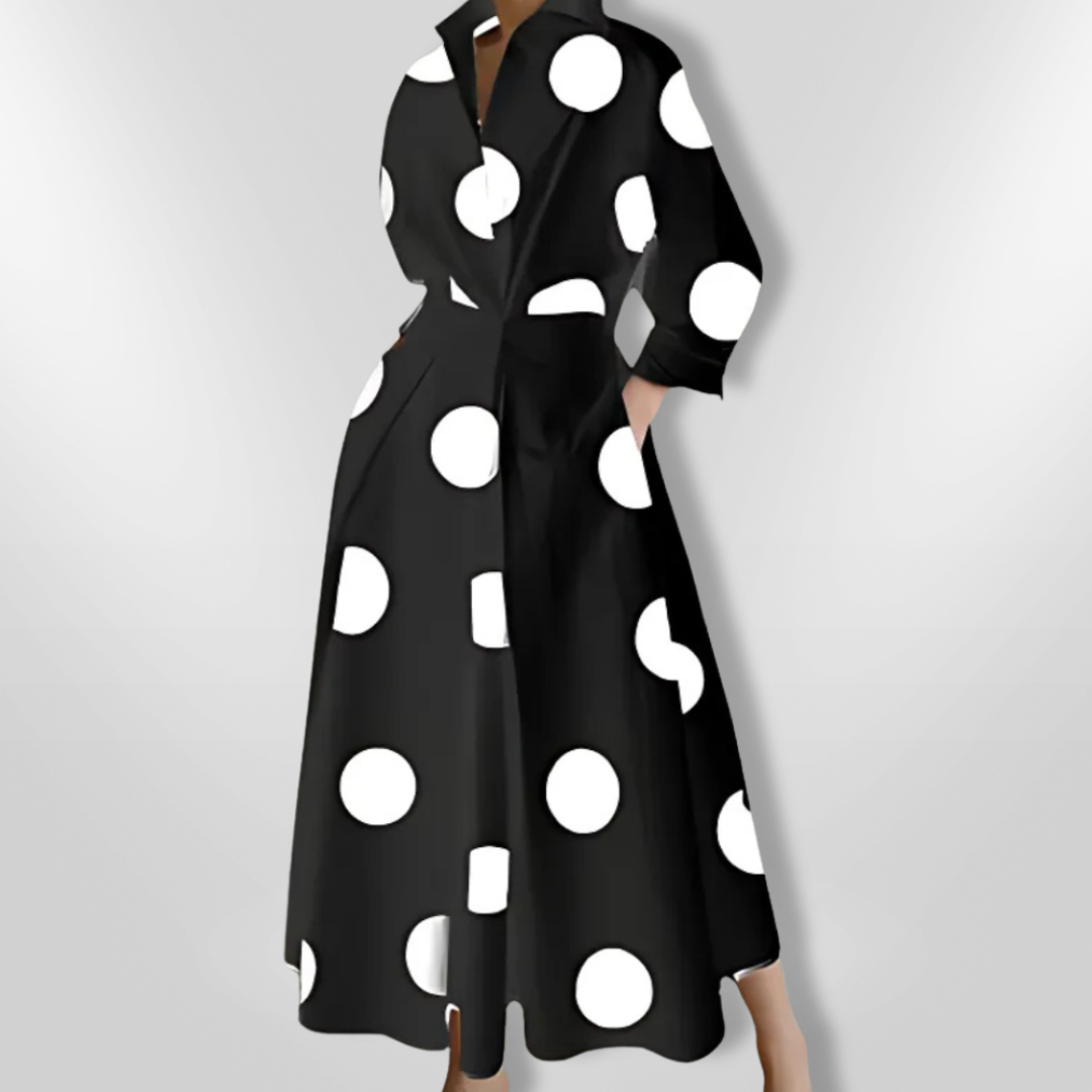 Dames Lange Maxi Jurk Elegante Stijl Zachte Stof 5