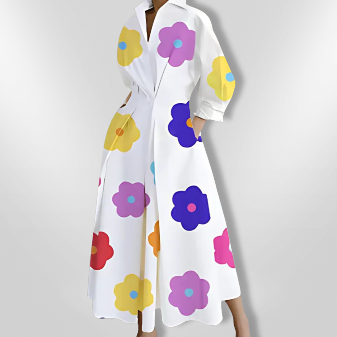 Dames Lange Maxi Jurk Elegante Stijl Zachte Stof 8
