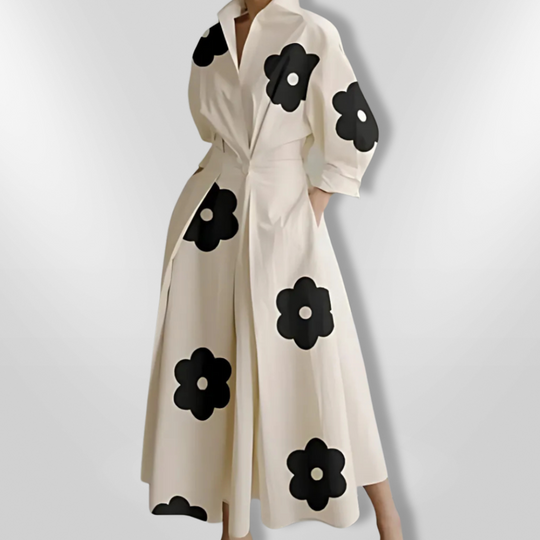 Dames Lange Maxi Jurk Elegante Stijl Zachte Stof 9