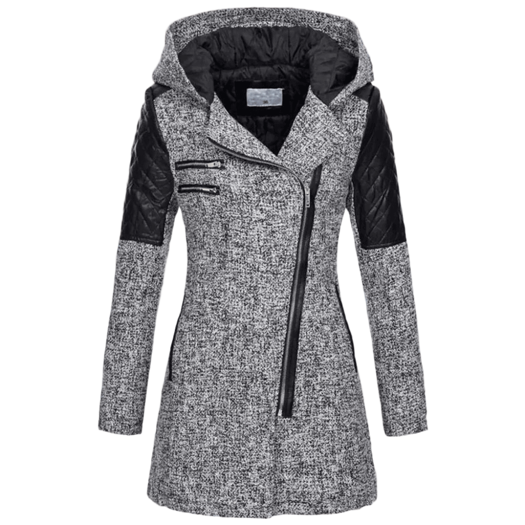 Dames Lange Winterjas Met Stijlvol Design 0