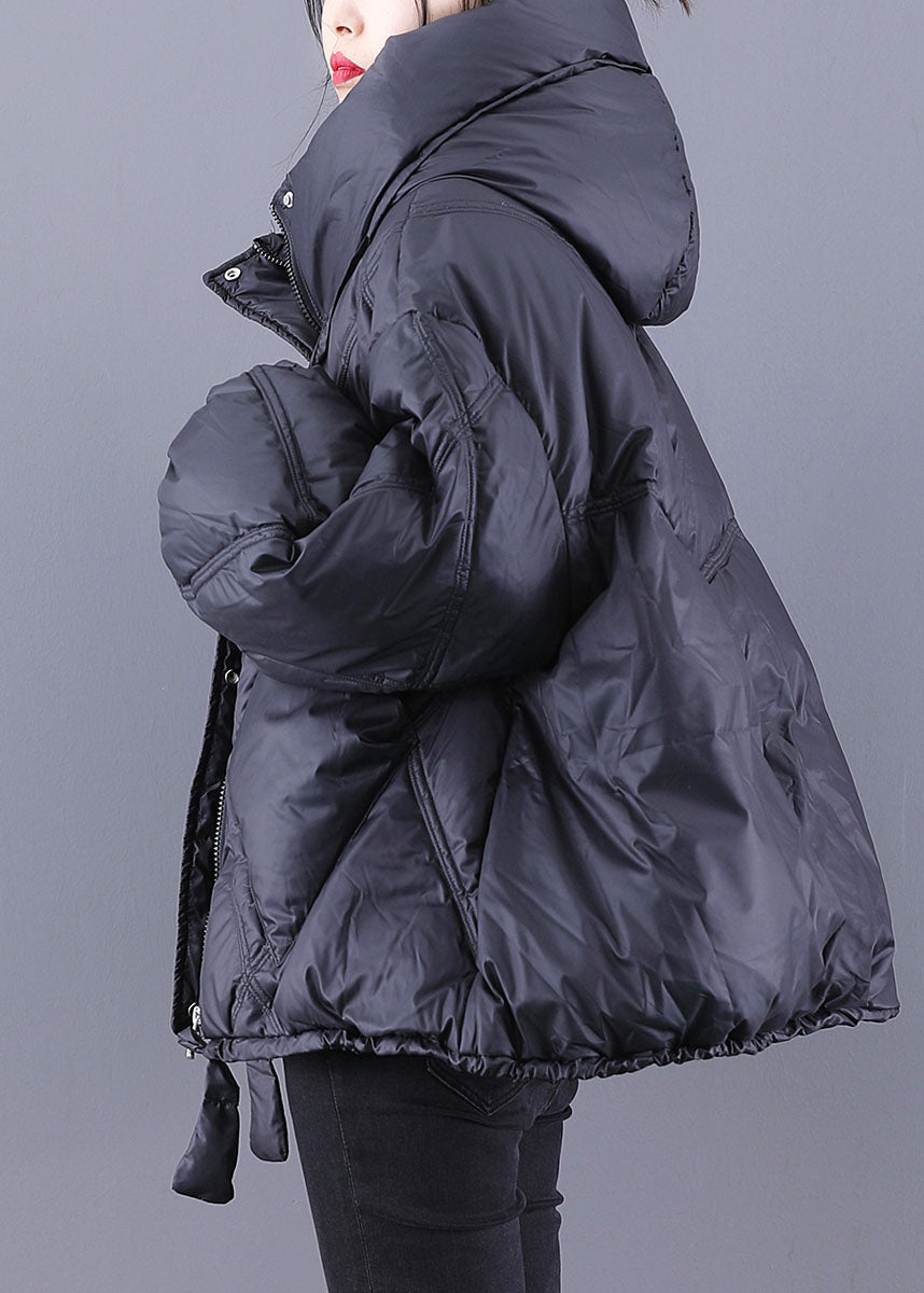 Dames Lange Winterjas met Capuchon en Ritssluiting 6