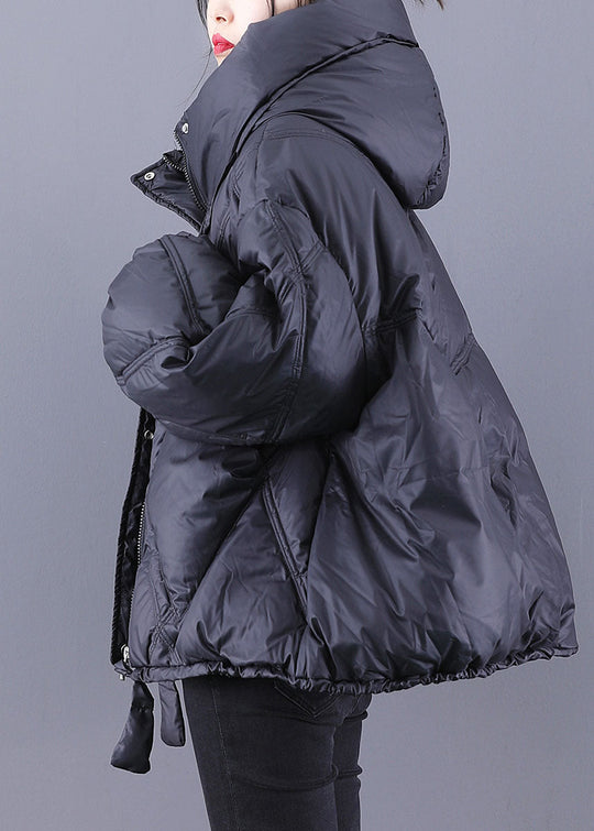 Dames Lange Winterjas met Capuchon en Ritssluiting 6