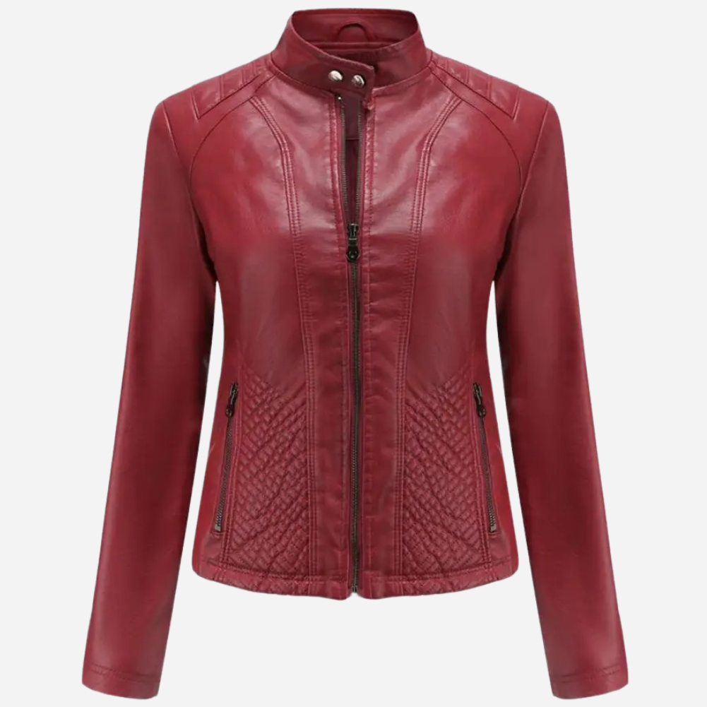 Dames Leren Jas Mystique Lichtgewicht Stijlvol 6