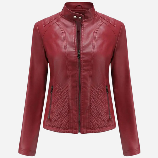 Dames Leren Jas Mystique Lichtgewicht Stijlvol 6