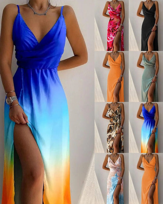 Dames Maxi Jurk Modern Chic Luxe Stof voor Gala en Feestelijke Gelegenheden 6