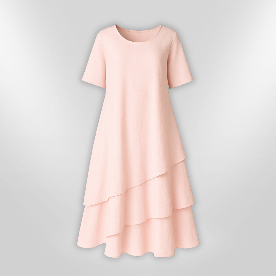 Dames Maxi Jurk Vloeiende Stijl Ademend Katoen 3