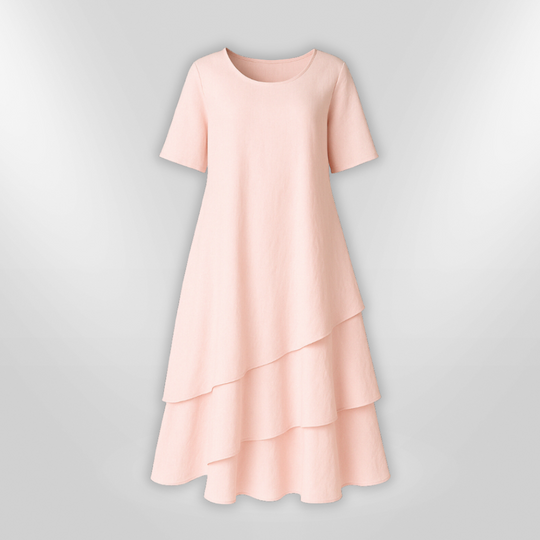 Dames Maxi Jurk Vloeiende Stijl Ademend Katoen 3