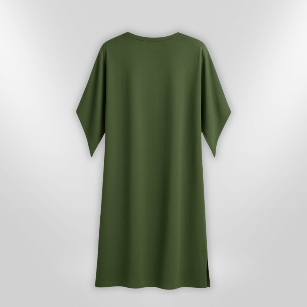 Dames Maxi Jurk Vloeiende Stijl Ademend Materiaal voor Zomer 4