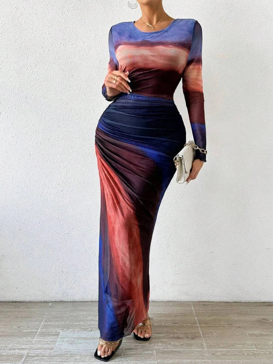Dames Maxi Jurk Vloeiende Stijl Ademend Materiaal voor Zomer 6