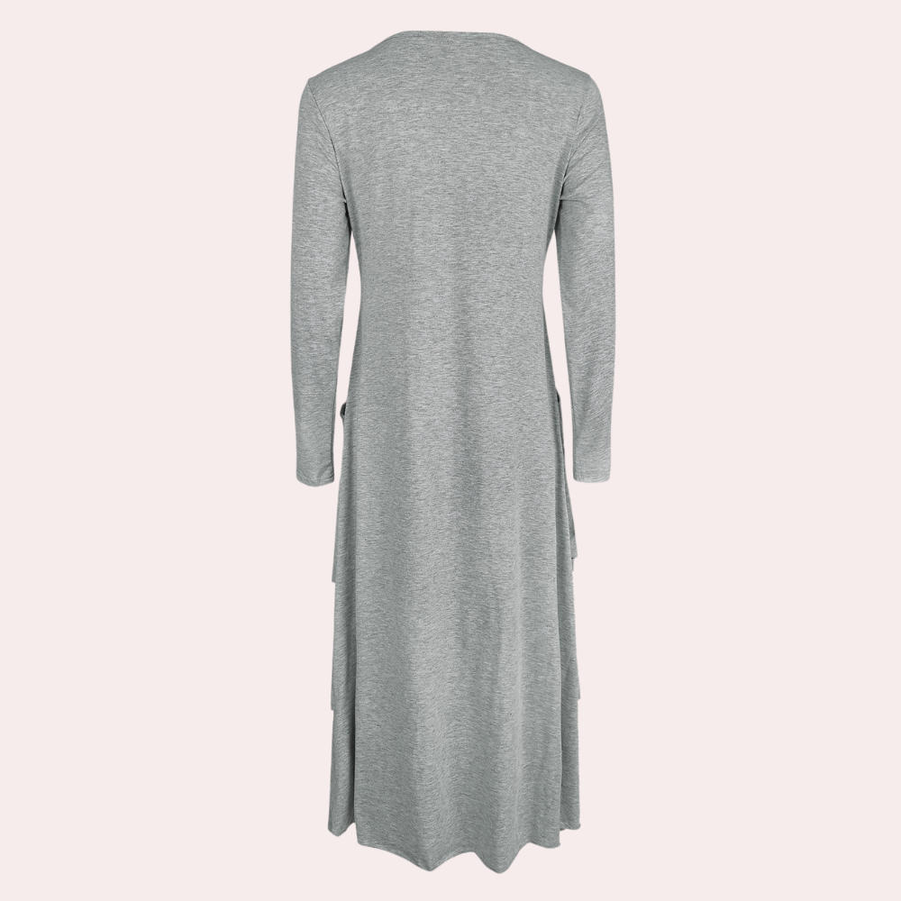 Dames Maxi Jurk met Elegante Stijl 1
