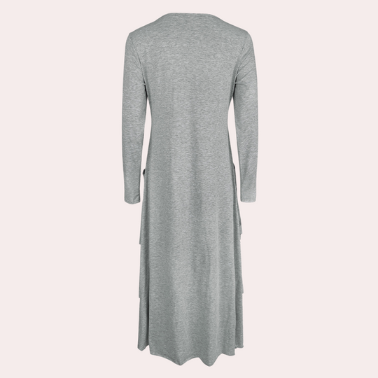 Dames Maxi Jurk met Elegante Stijl 1