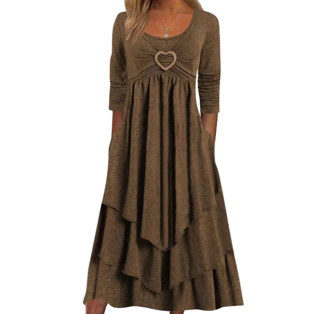 Dames Maxi Jurk met Elegante Stijl 4