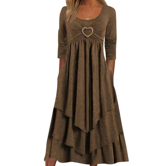 Dames Maxi Jurk met Elegante Stijl 4