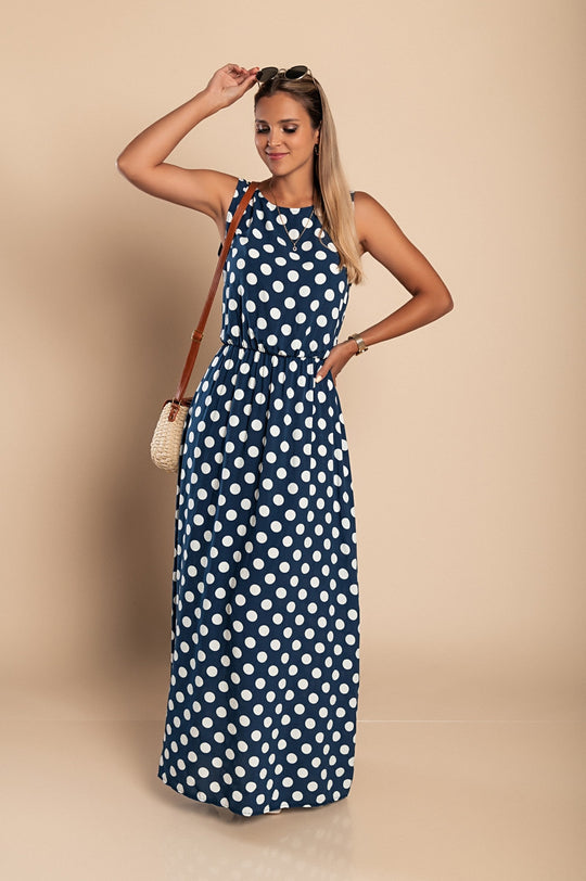 Dames Midi Jurk Polka Dot Lichtgewicht Ademend 1
