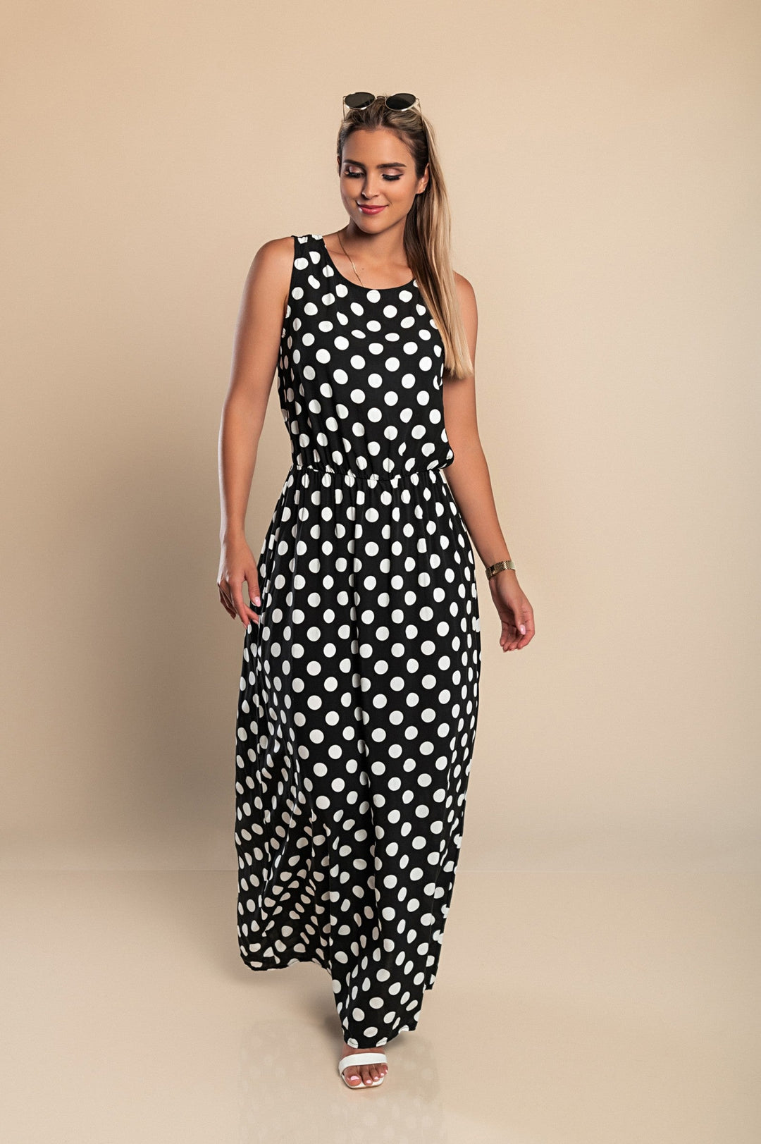 Dames Midi Jurk Polka Dot Lichtgewicht Ademend 8