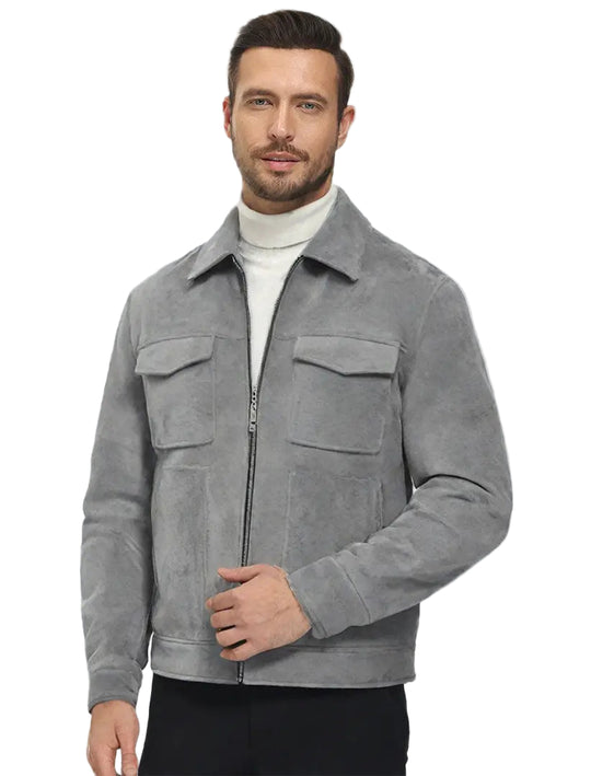 Dames Mockajacka Met Klassieke Pasvorm 1